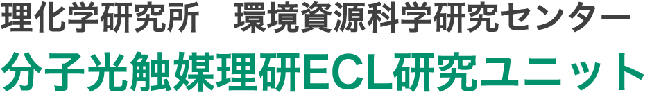 理化学研究所 環境資源科学研究センター 分子光触媒理研ECL研究ユニット